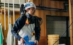 Fukucho Miho Imada Weighing the Rice for Brewing Winery Image