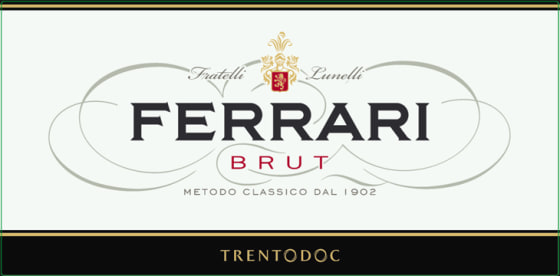 Ferrari Brut (375ML half-bottle) Front Label