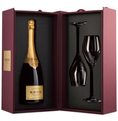Krug Sharing: Grande Cuvee Brut and 2 Riedel Glasses | Wine.com