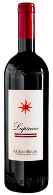 Brunello di Montalcino or Super Tuscan blend bottle