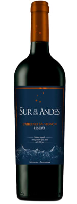 Sur de los Andes Reserva Cabernet Sauvignon 2021 Mendoza Argentina best cabernet sauvignon under $20