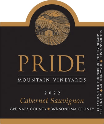 Pride Mountain Vineyards Cabernet Sauvignon 375ml half bottle 2022 best $50 cabernet sauvignon