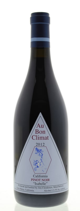 Au Bon Climat Isabelle Pinot Noir 2012 Front Bottle Shot