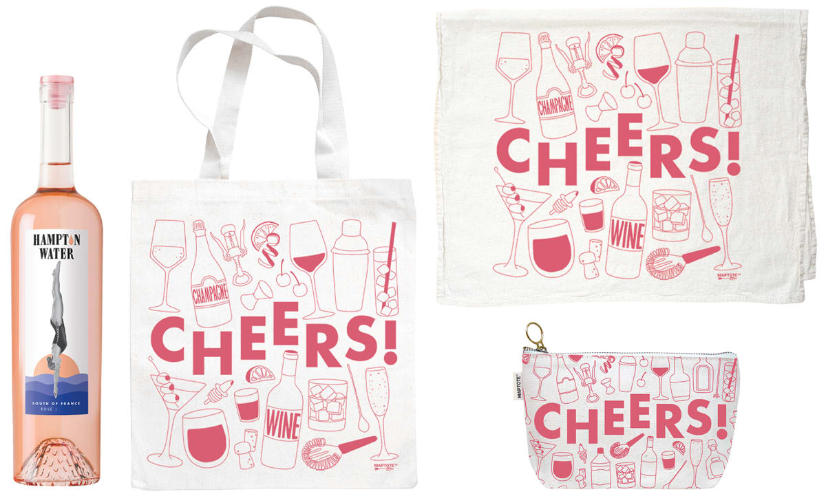 Hampton Water Rose & Maptotes Cheers! Gift Set Gift Product Image