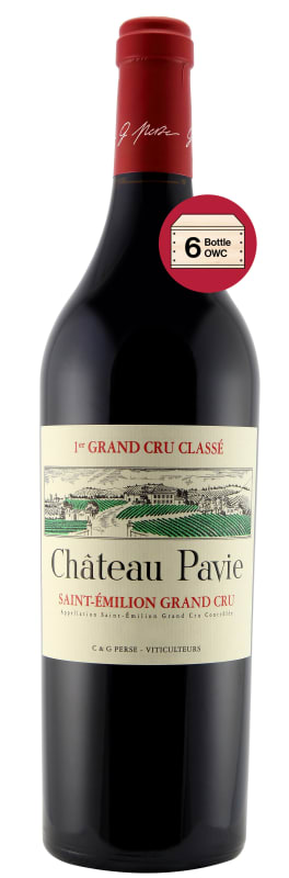 Chateau Pavie (6 Bottles in OWC) 2010 Front Bottle Shot