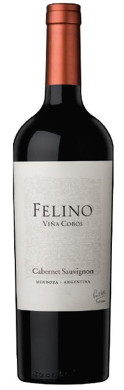 Vina Cobos Felino Cabernet Sauvignon 2016 Front Bottle Shot