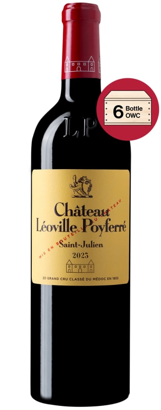 Chateau Leoville Poyferre (6 Bottles in OWC - Futures Pre-Sale) 2023 Front Bottle Shot