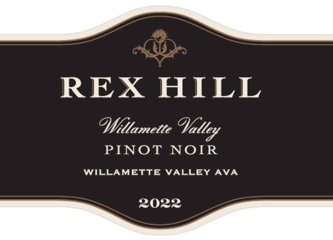 Rex Hill Willamette Valley Pinot Noir (375ML half-bottle) 2022 Front Label