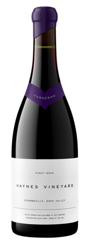 Haynes Vineyard Forgeron Pinot Noir 2021 Front Bottle Shot