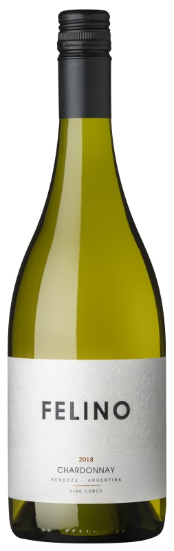Vina Cobos Felino Chardonnay 2018 Front Bottle Shot