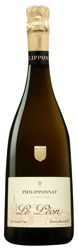 Philipponnat Le Leon Blanc de Noirs Extra Brut 2015 Front Bottle Shot