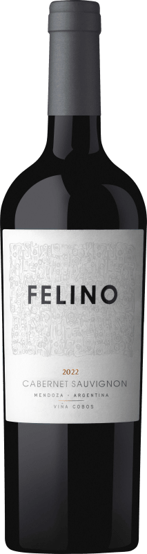 Vina Cobos Felino Cabernet Sauvignon 2022 Front Bottle Shot