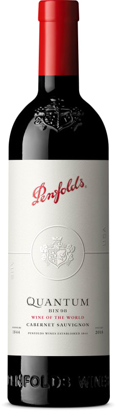 Penfolds Quantum Bin 98 Cabernet Sauvignon 2018 Front Bottle Shot
