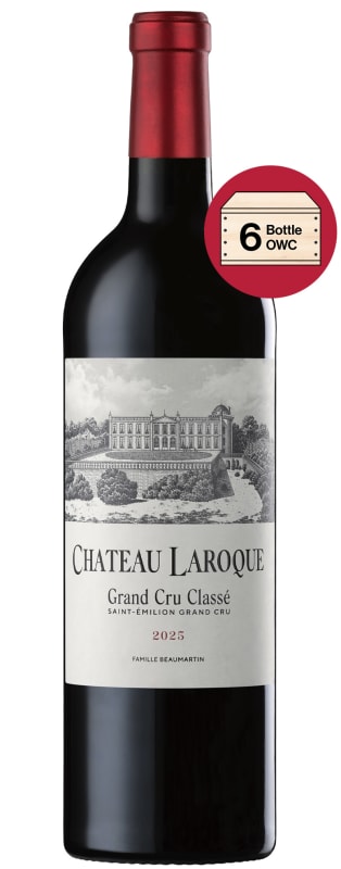 Chateau Laroque (6 Bottles in OWC - Futures Pre-Sale) 2025 Front Bottle Shot