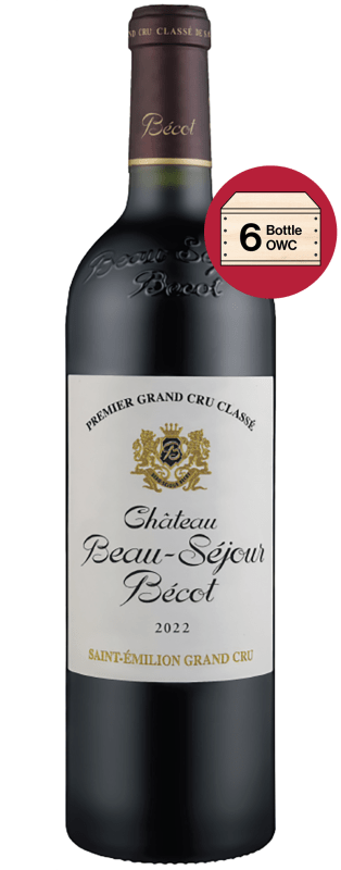 Chateau Beau-Sejour Becot (6 Bottles in OWC - Futures Pre-Sale) 2022 Front Bottle Shot