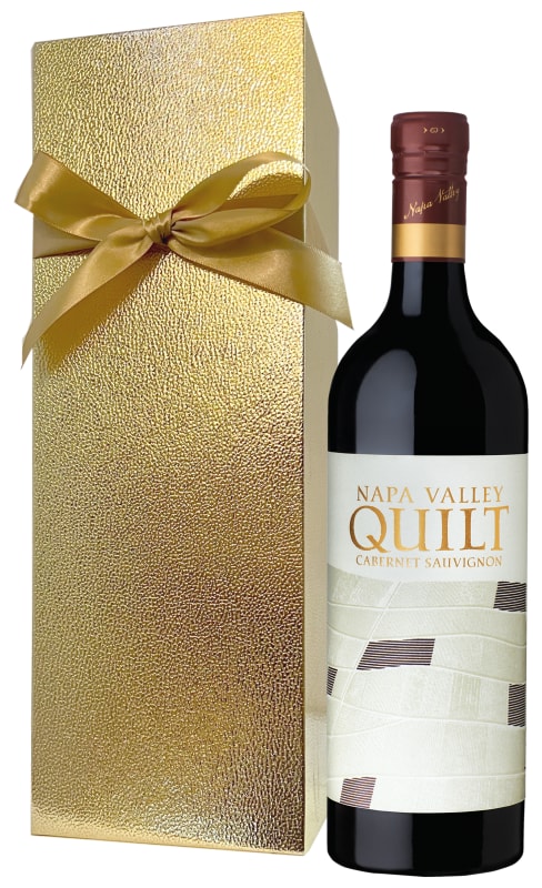 Quilt Cabernet Sauvignon with Gold Gift Box Gift Product Image