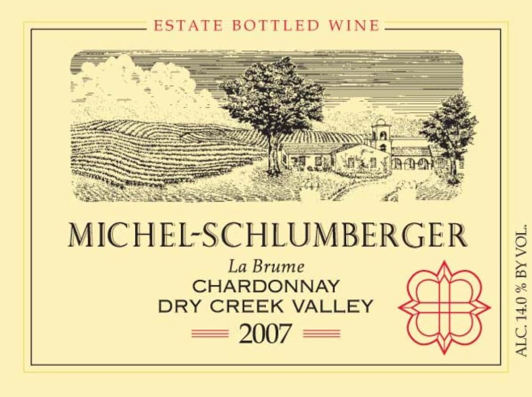 Michel-Schlumberger Le Brome Chardonnay 2007 Front Label