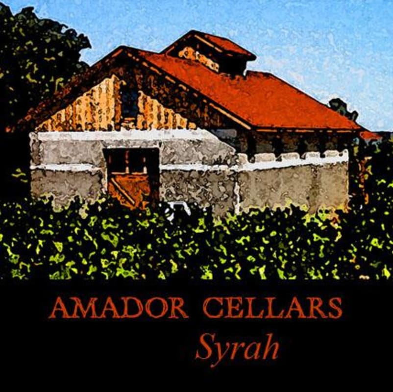 Amador Cellars Syrah 2014 Front Label