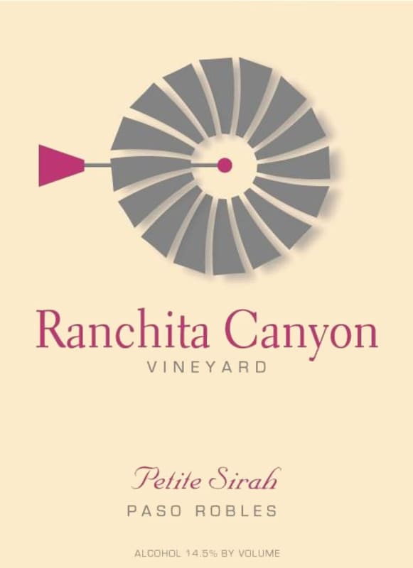 Ranchita Canyon Vineyard Petite Sirah 2012 Front Label