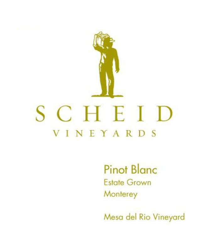 Scheid Vineyards Pinot Blanc 2009 Front Label