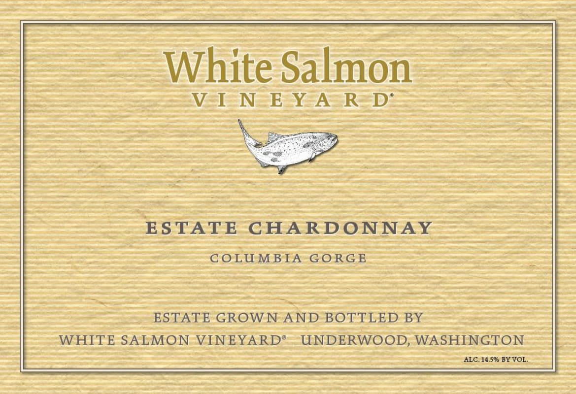 White Salmon Vineyard Estate Chardonnay 2013 Front Label