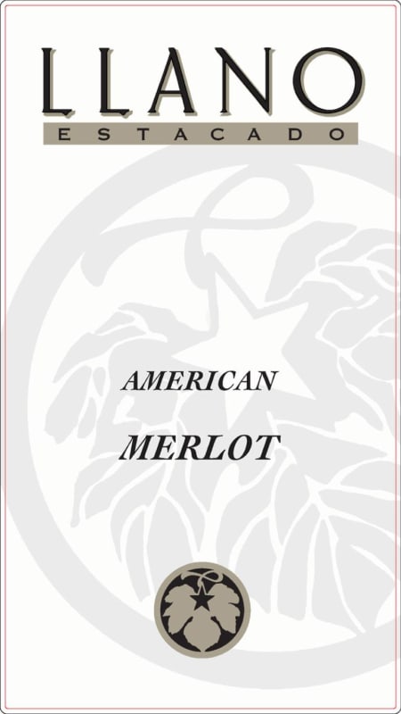 Llano Merlot 2014 Front Label