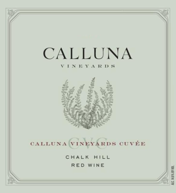 Calluna Chalk Hill Calluna Vineyards Cuvee 2008 Front Label