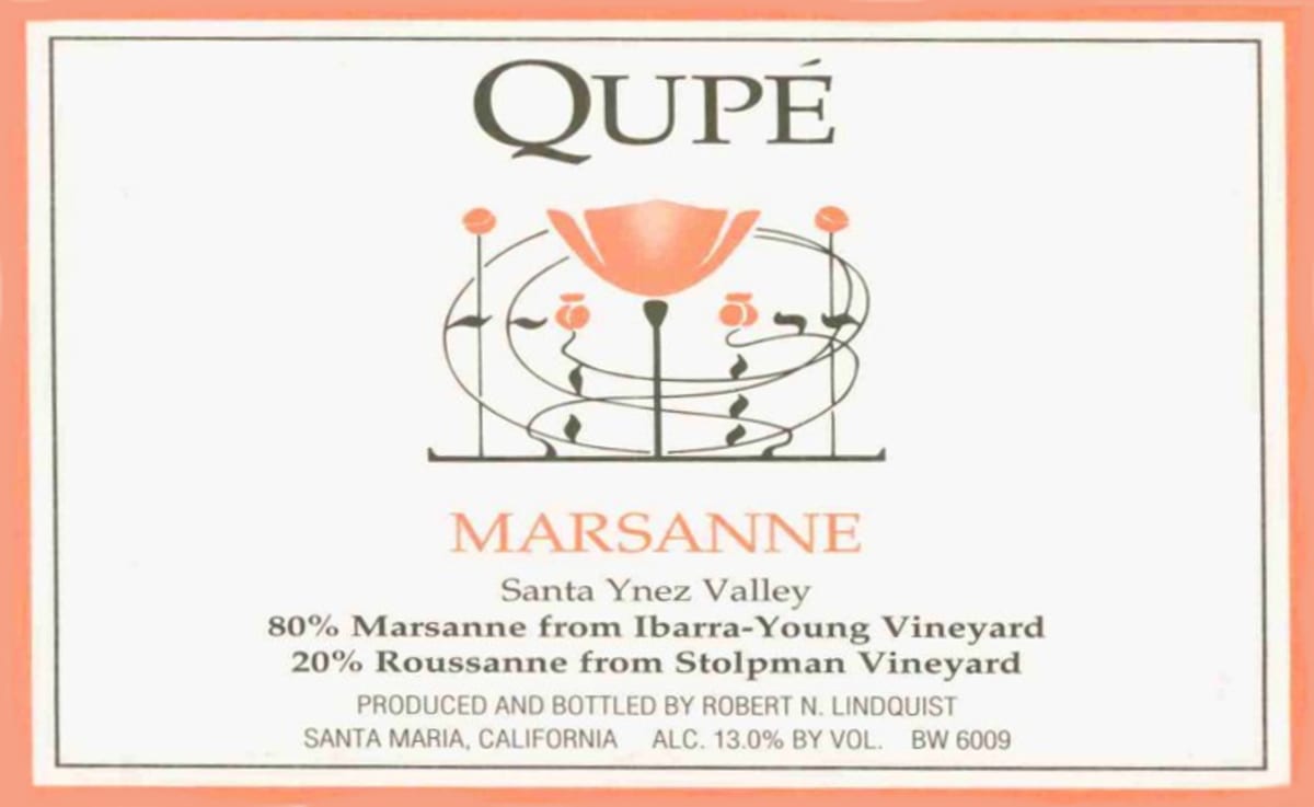 Qupe Marsanne 2007 Front Label