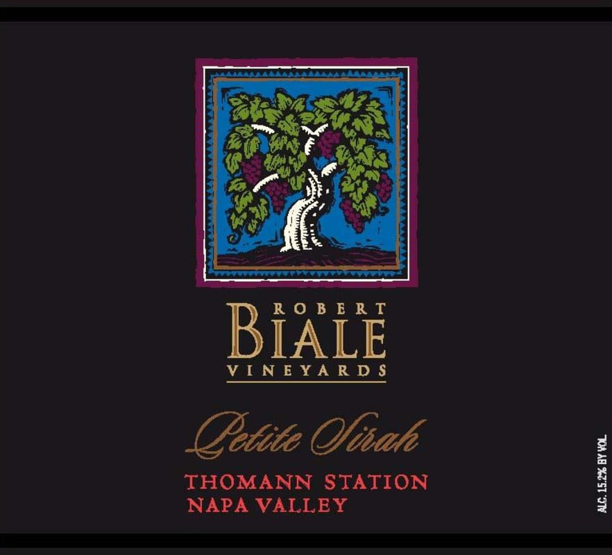 Robert Biale Vineyards Thomann Station Petite Sirah 2010 Front Label