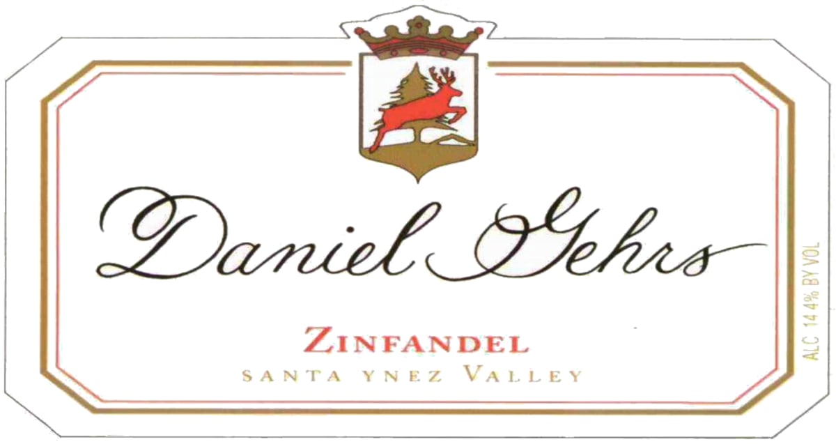 Daniel Gehrs Zinfandel 2006 Front Label