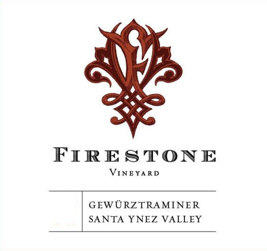 Firestone Gewurztraminer 2015 Front Label