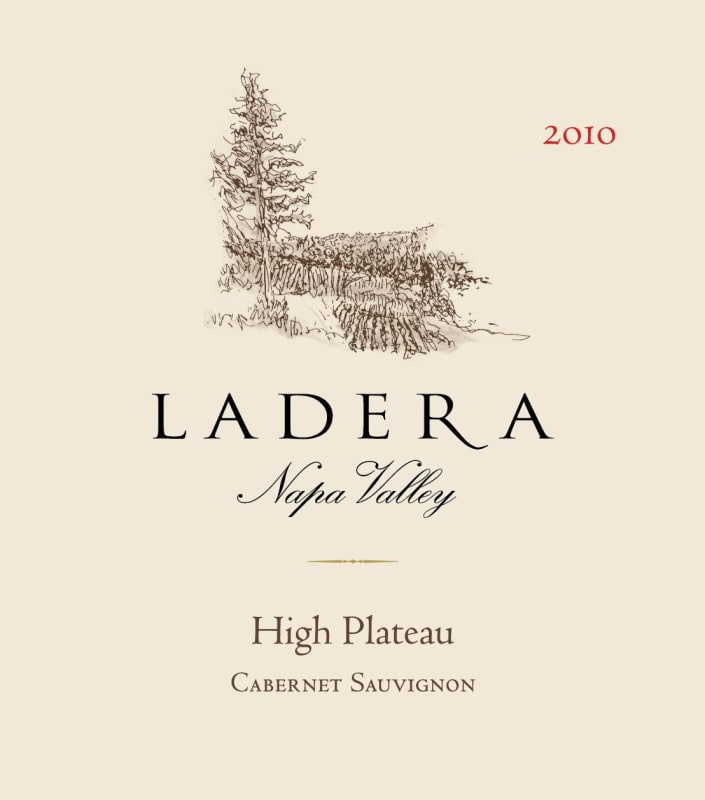 Ladera High Plateau Cabernet Sauvignon 2010 Front Label