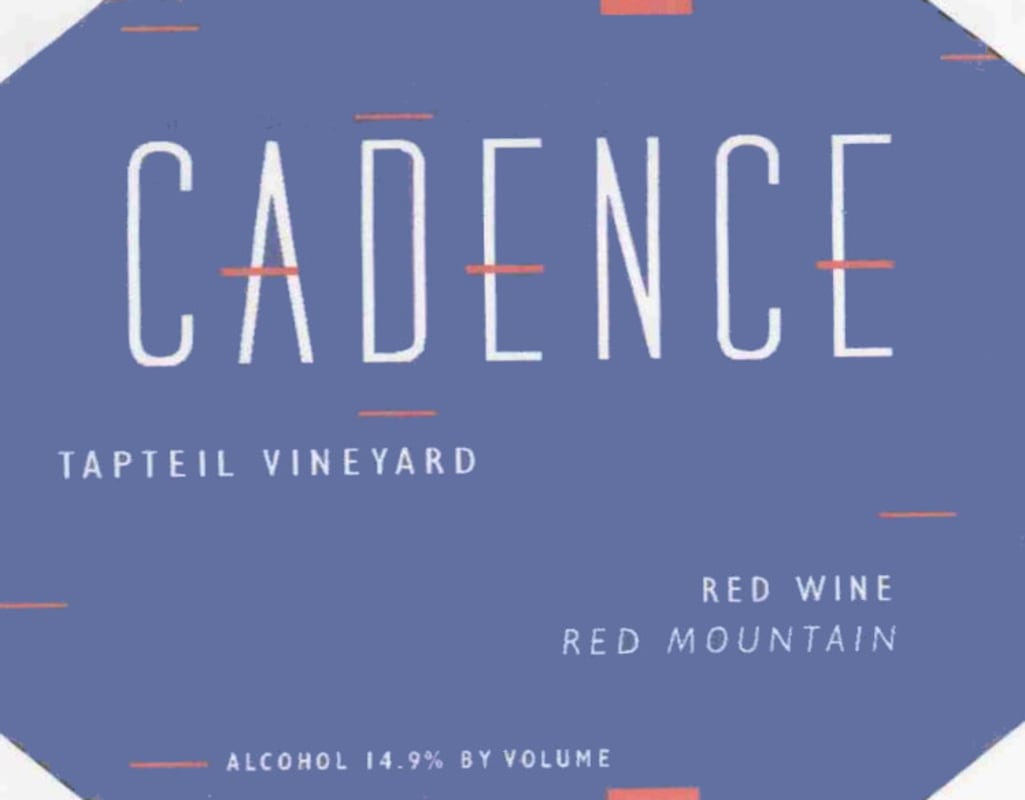 Cadence Tapteil Vineyard Red 2003 Front Label