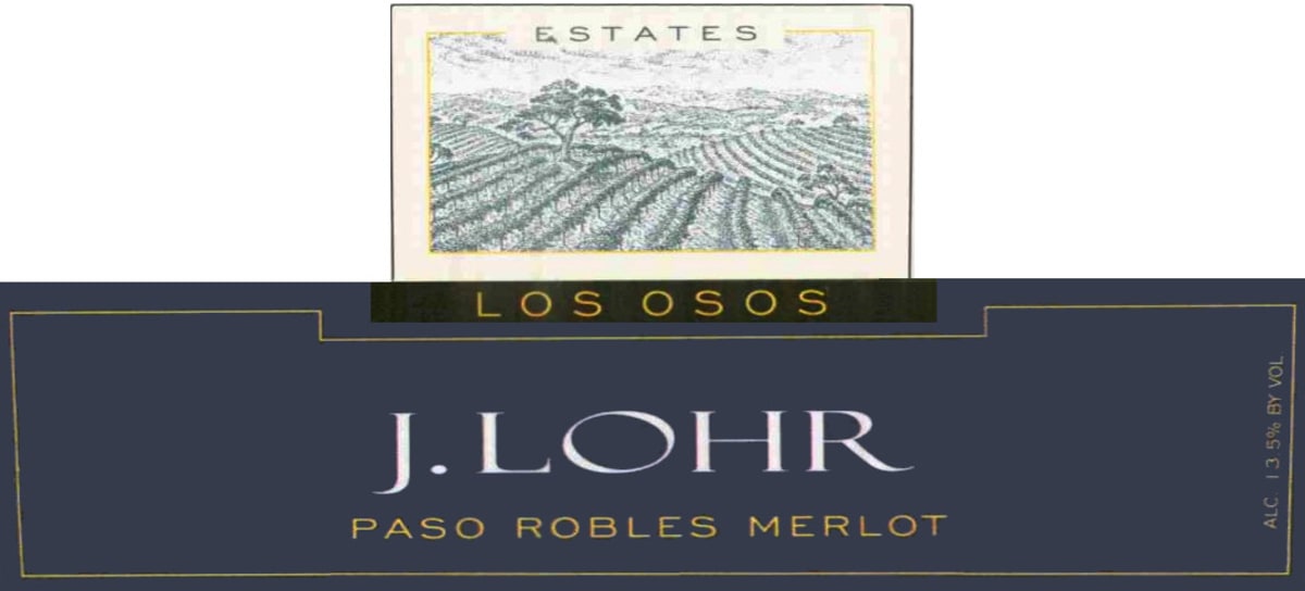 J. Lohr Estates Los Osos Merlot 2004 Front Label