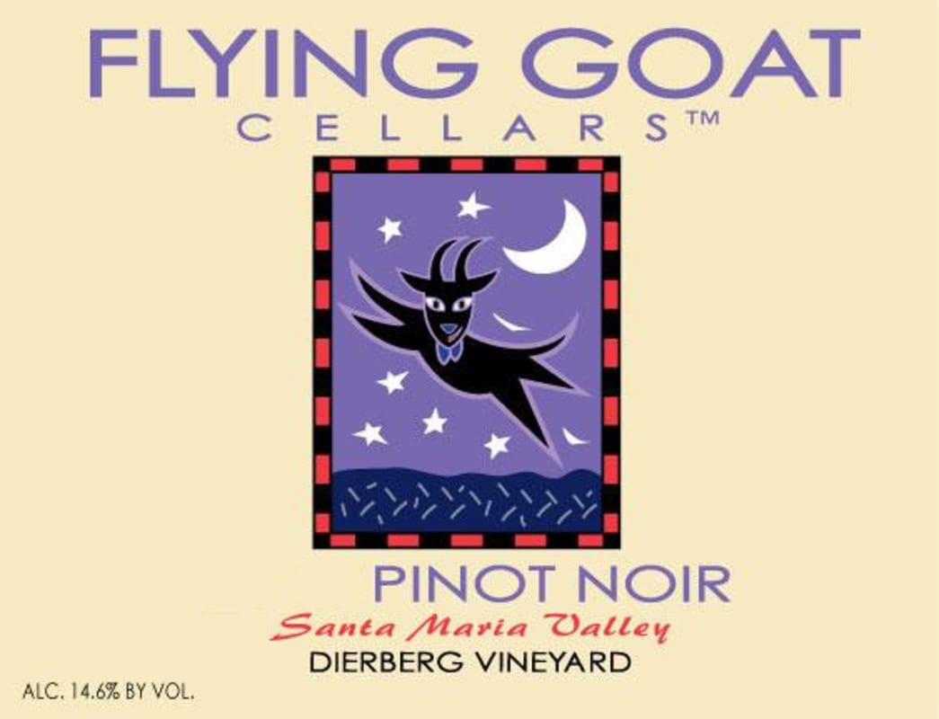 Flying Goat Cellars Dierberg Vineyard Pinot Noir 2007 Front Label