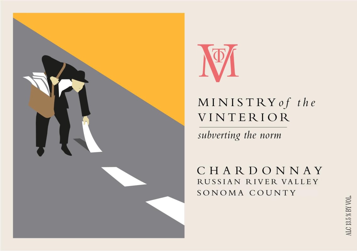 Ministry of Vinterior Russian River Valley Chardonnay 2014 Front Label