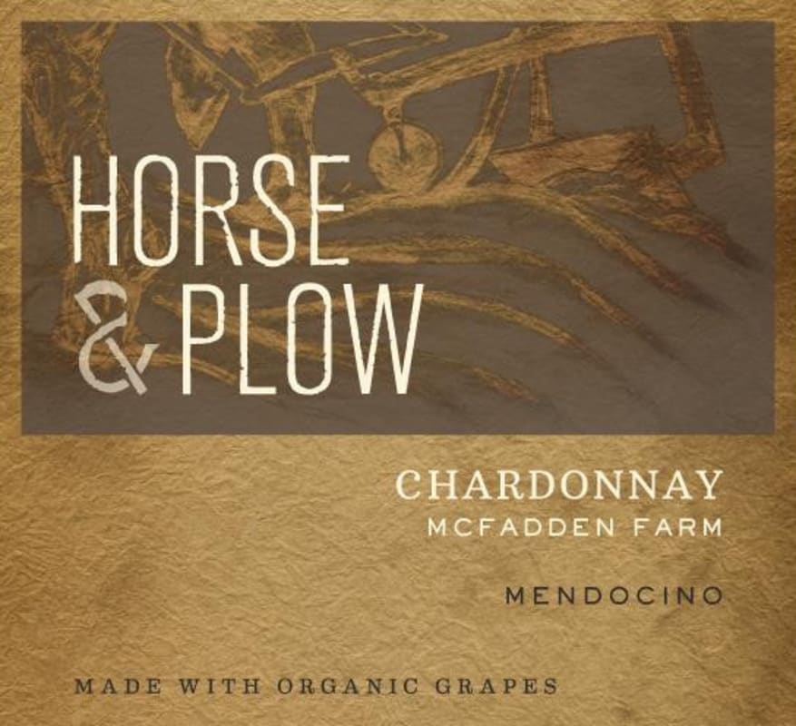 Horse & Plow Winery McFadden Farm Chardonnay 2014 Front Label