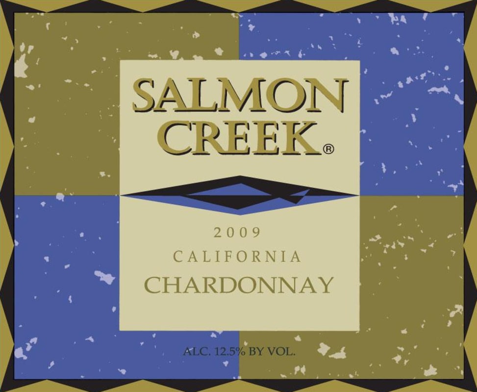 Bronco Wine Company Salmon Creek Chardonnay 2009 Front Label