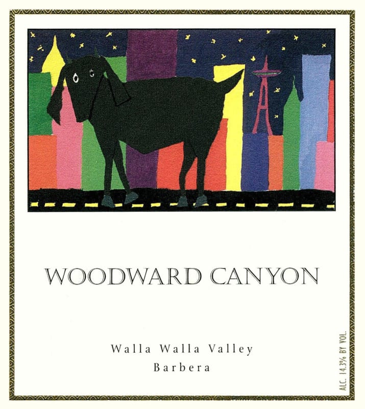 Woodward Canyon Barbera 2007 Front Label
