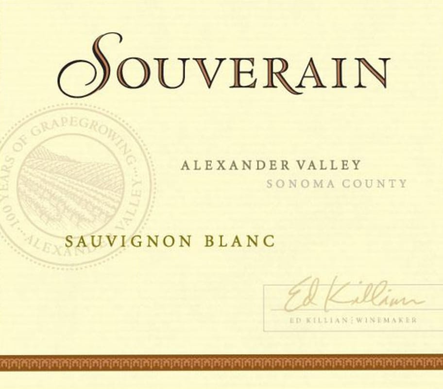 Chateau Souverain Alexander Valley Sauvignon Blanc 2016 Front Label