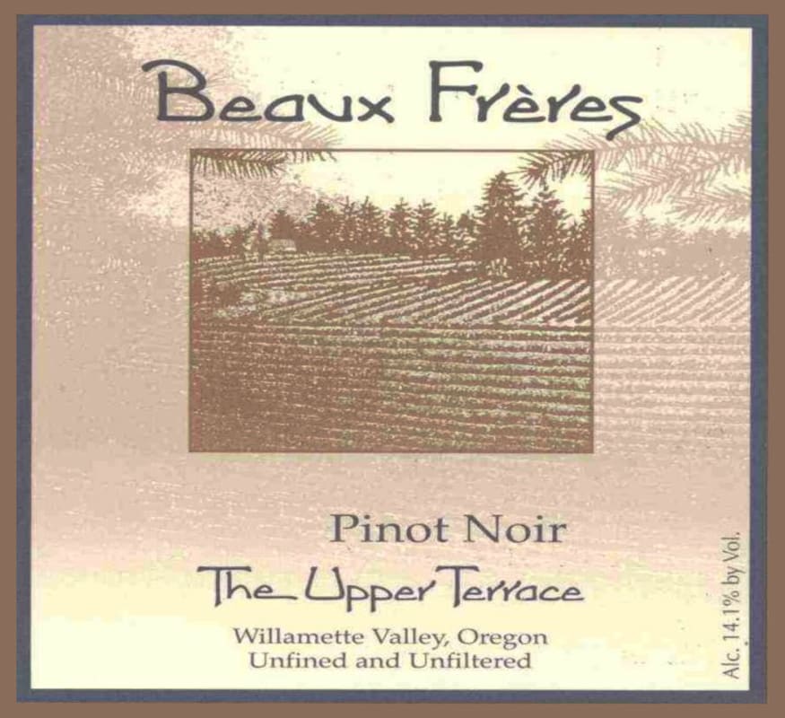 Beaux Freres The Upper Terrace Pinot Noir 2004 Front Label