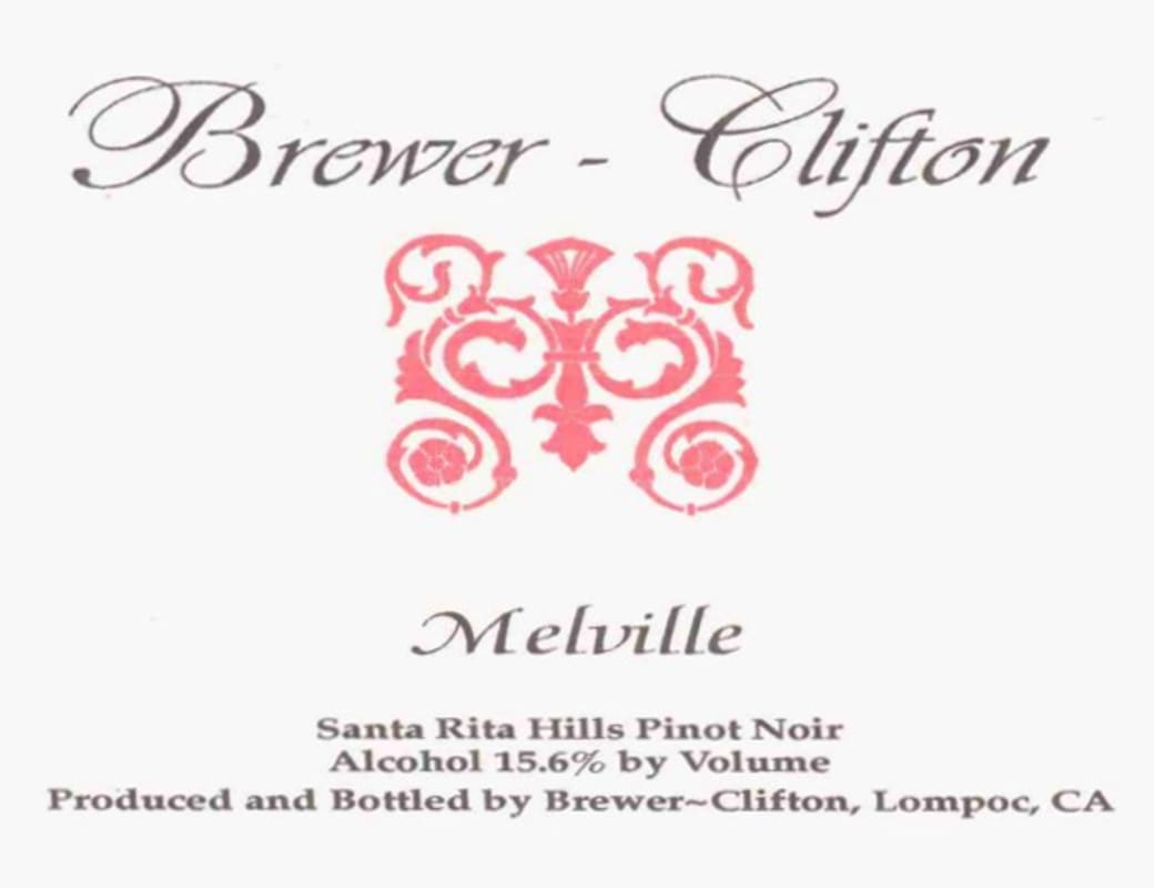 Brewer-Clifton Melville Pinot Noir 2004 Front Label