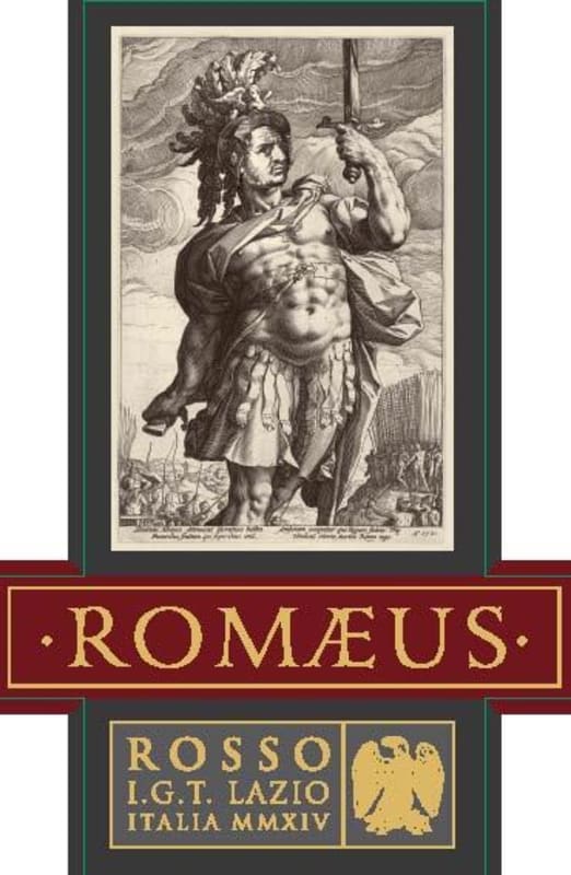 Romaeus Rosso 2015 Front Label