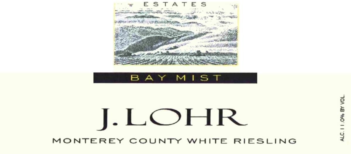 J. Lohr Bay Mist White Riesling 2007 Front Label
