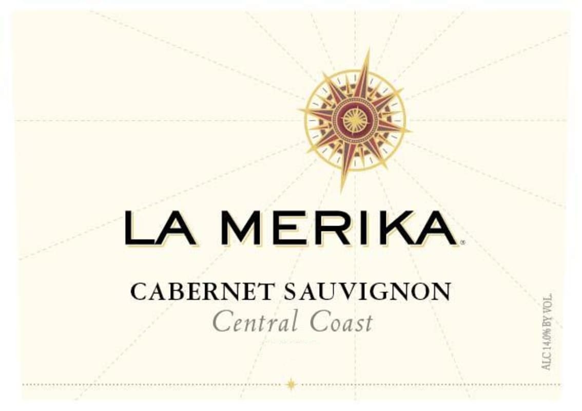 La Merika Cabernet Sauvignon 2014 Front Label