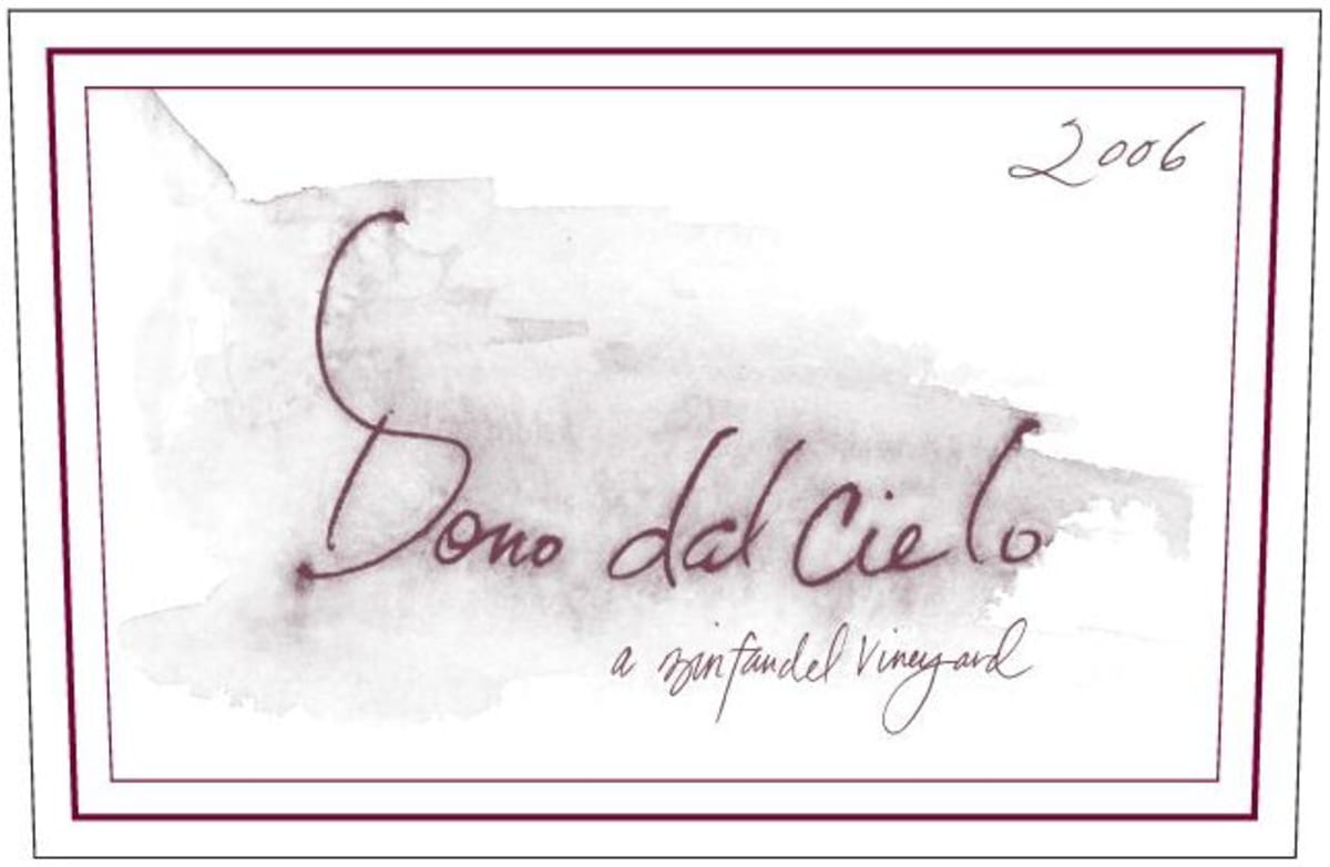 Dono dal Cielo Zinfandel 2006 Front Label