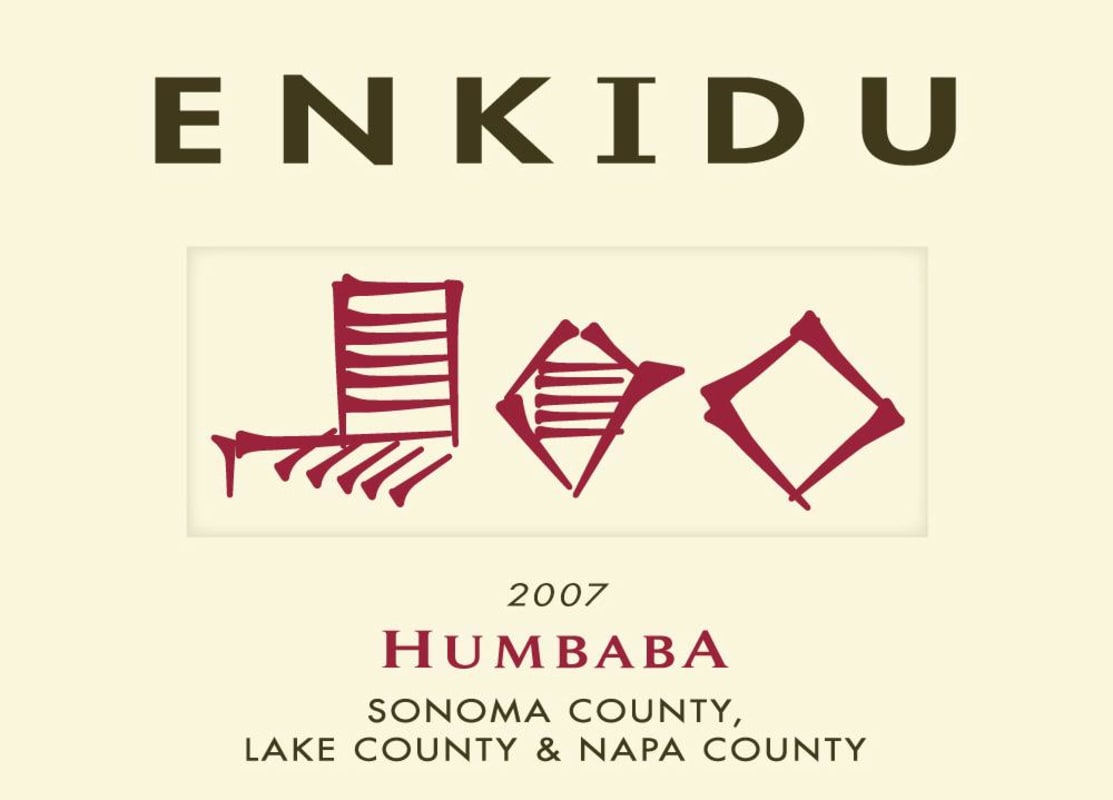 Enkidu Humbaba Rhone Blend 2007 Front Label
