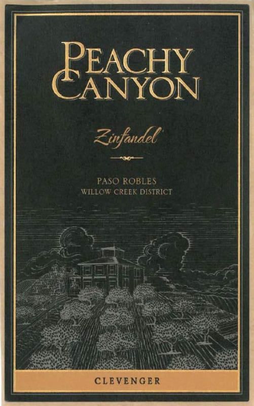 Peachy Canyon Clevenger Zinfandel 2014 Front Label