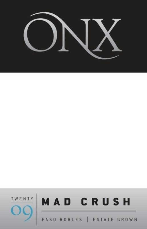 ONX Wine Mad Crush 2009 Front Label