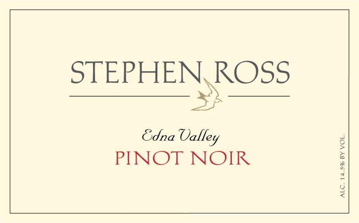 Stephen Ross Edna Valley Pinot Noir 2010 Front Label